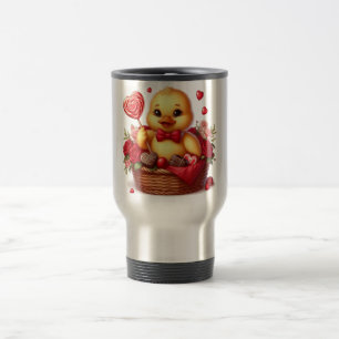 Caneca Térmica Pato fofo/ caprichoso do dia dos namorados