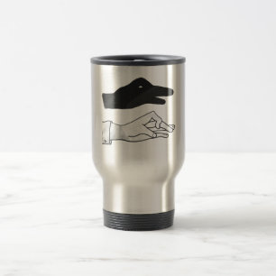 Caneca Térmica Pato Silhueta Mão