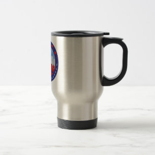 Caneca Térmica Patriota grande dos ombros de Chicago