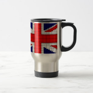Caneca Térmica Patriótico da bandeira do reino unido