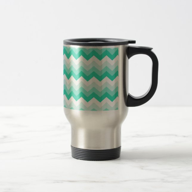 Caneca Térmica Patrulha Zigzag (Turquoise en groen) (Direita)