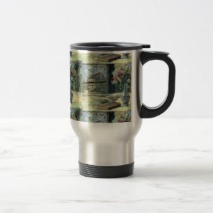 Caneca Térmica Paul Gauguin Vintage Vase das Flores na Janela