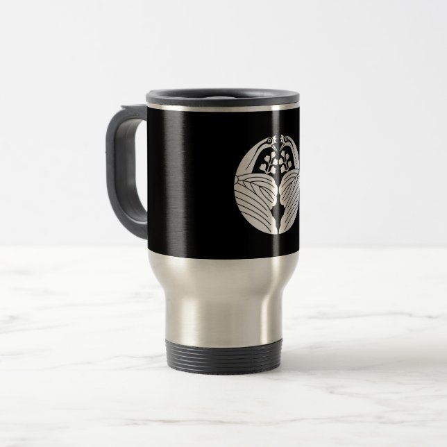 Caneca Térmica Paulônias em forma de cegonha bissecadas (Frente Esquerda)