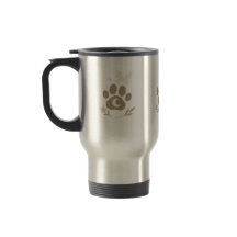 Paw Print com Lua e borboleta - Pet Memorial