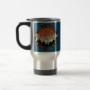 Caneca Térmica Pawpaw Como Um Vovô Apenas Refletor Vintage Mais F