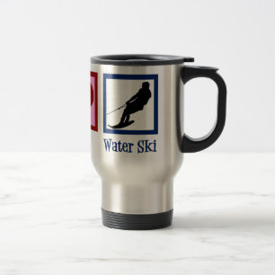 Caneca Térmica Peace Love Waterskiing Company Water Ski
