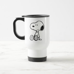 Caneca Térmica PEANUTS Esnoopia sobre Histórias em quadrinhos b