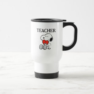 Caneca Térmica Peanuts   Snoopy Heart Hug Teacher