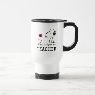 Caneca Térmica PEANUTS   Snoopy & Woodstock Teacher