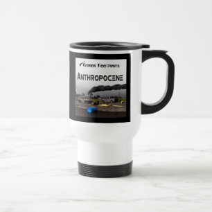Caneca Térmica Pegadas de carbono - Antropoceno