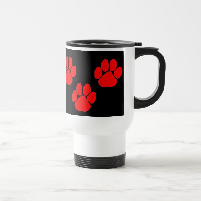 Caneca Térmica Pegadas de Patas (Direita)