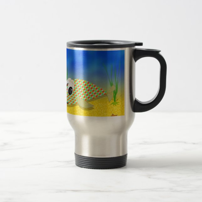 Caneca Térmica Peixe de animação bonito (Direita)