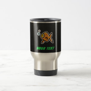 Caneca Térmica Peixe dourado lustroso