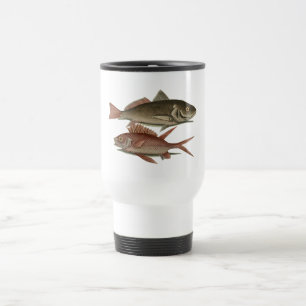 Caneca Térmica Peixe Red Perch Pescador Art