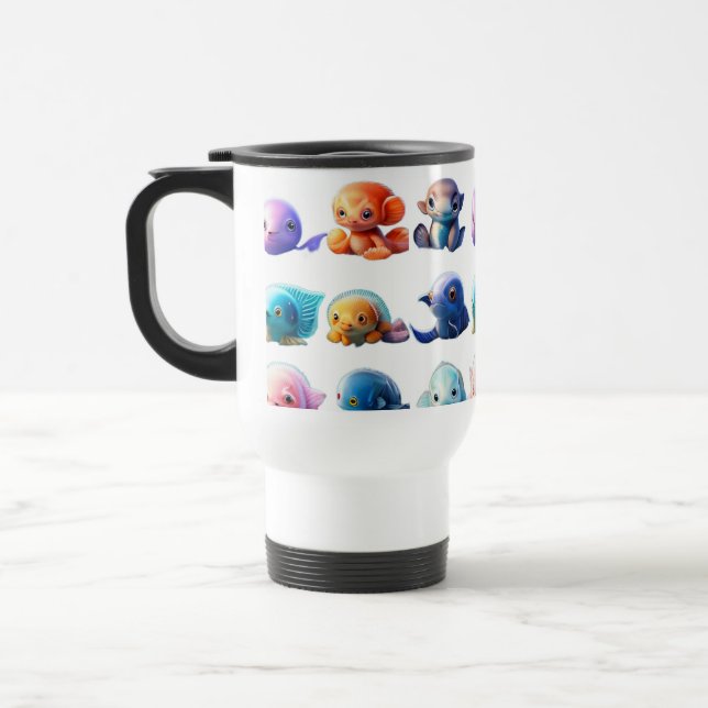 Caneca Térmica peixe tropical (Esquerda)