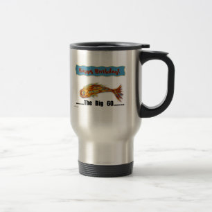 Caneca Térmica Peixes 60th do aniversário
