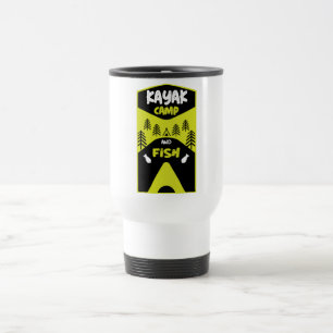 Caneca Térmica Peixes de Kayak e presentes de pesca de campo