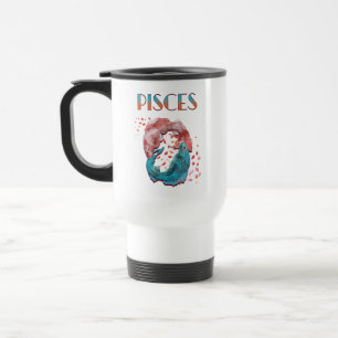 Caneca Térmica Peixes Peixes Zodíaco Horóscopo Signo de Água Astr