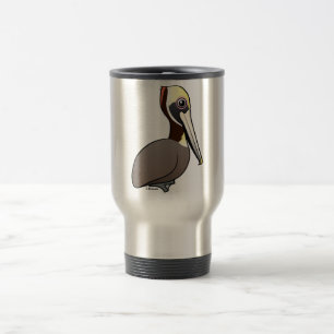 Caneca Térmica Pelicano de Birdorable Brown