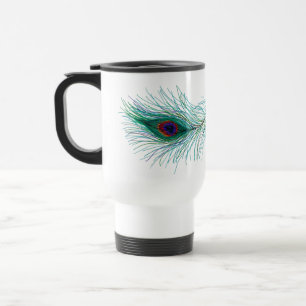 Caneca Térmica Penas de Peacock