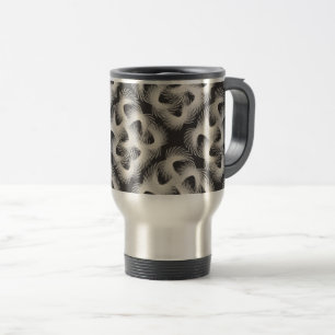 Caneca Térmica Penas voadoras brancas
