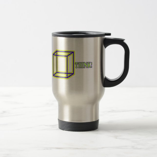 Caneca Térmica Pense fora da caixa! (Direita)