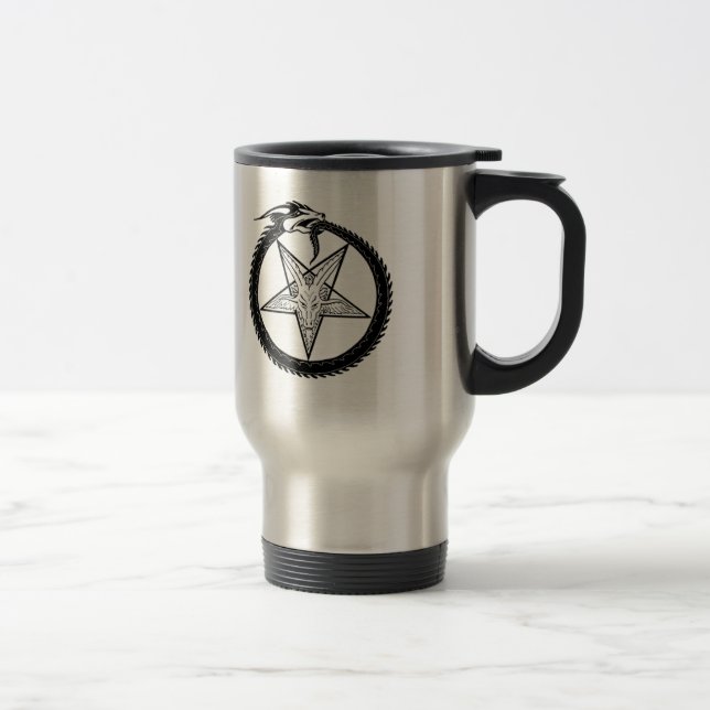 Caneca Térmica Pentagram do dragão (Direita)