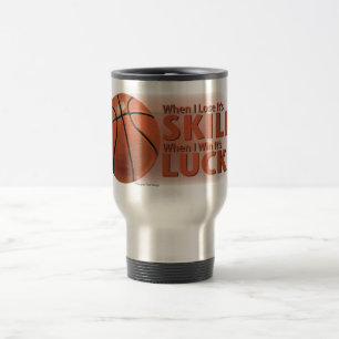 Caneca Térmica Perder Skill Ganhou Sorte de Basquete