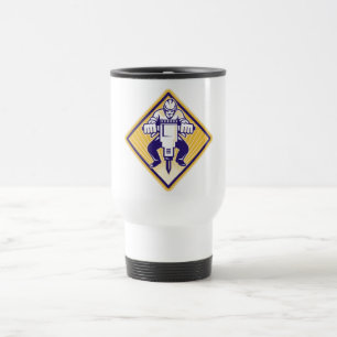 Caneca Térmica Perfuração do trabalhador da construção com