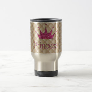 Caneca Térmica Pérolas Charmosas e Elegantes, Tiara, Princesa, Br