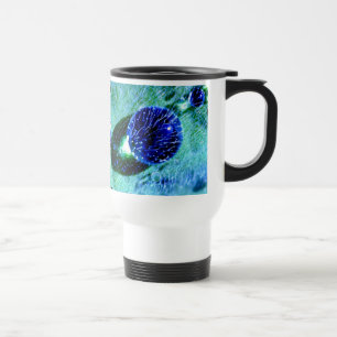 Caneca Térmica Pérolas de Água Azuis, Taça Thermo