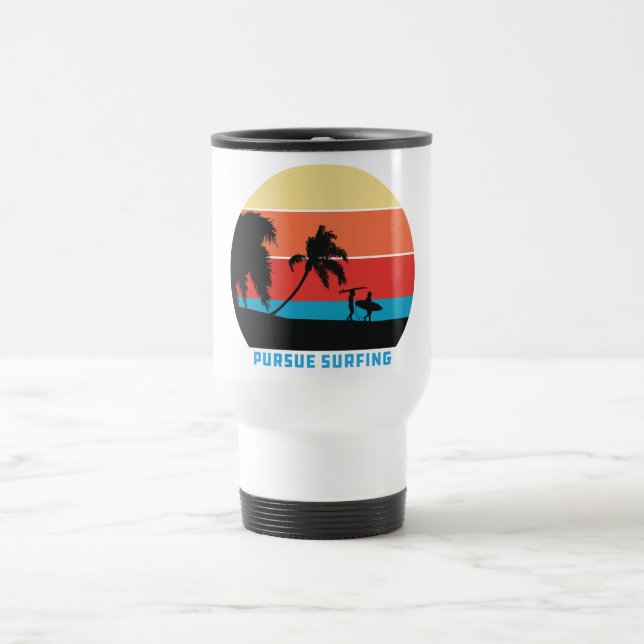 Caneca Térmica Perseguir Presente De Surfe Para Surfista E Ventil (Centro)