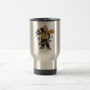 Caneca Térmica Personagem de Moda Streetwear Urbana – Grafite Leg