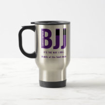 Personalizado BJJ Way I Roll Jiu Jitsu Purple Belt