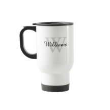 Personalizado Elegante Monograma Inicial e Nome