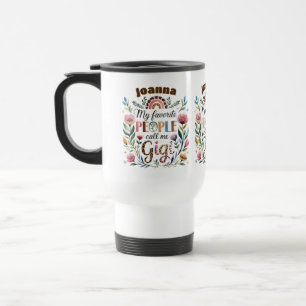 Caneca Térmica Personalizado GIGI Dia das Mães Natal