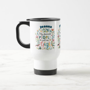 Caneca Térmica Personalizado GIGI Dia das Mães Natal Aniversário
