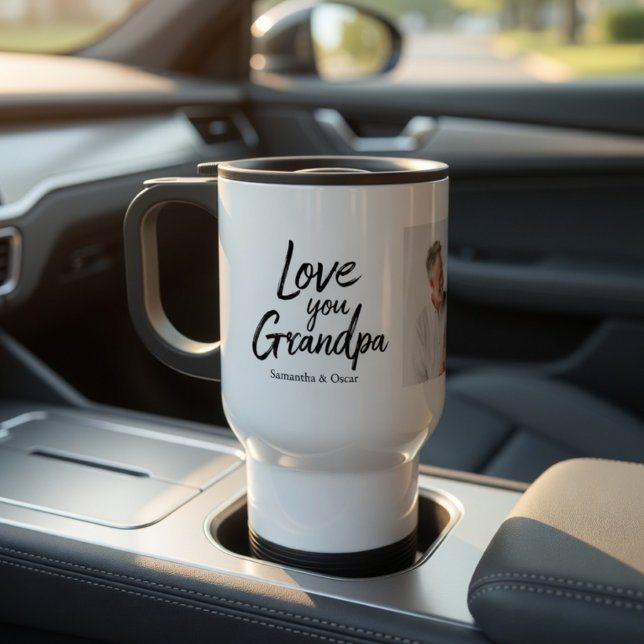 Caneca Térmica Personalizado para o Papai com Foto | Presente Per (Criador carregado)