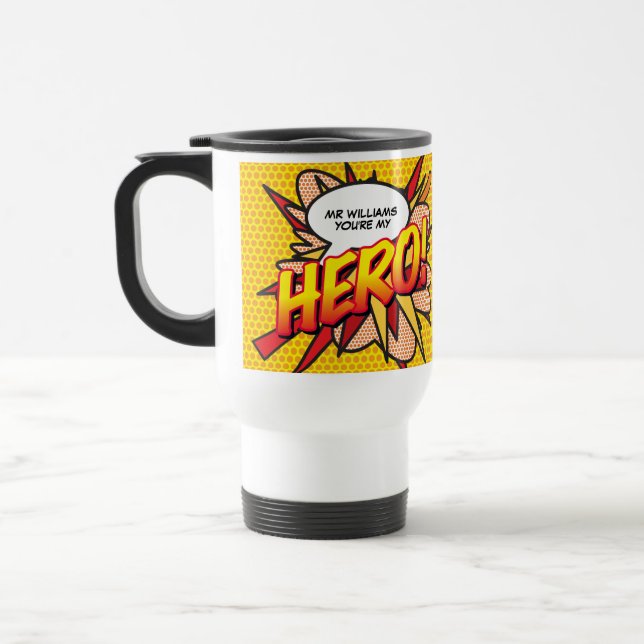 Caneca Térmica Personalizado Você é minha Pop de HERO Comic Book (Esquerda)