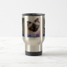 Personalizar 3 Fotografias e Nomes de Pet / Azul