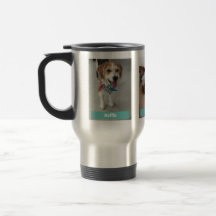Personalizar 3 Fotos e Nomes de Pet / Teal