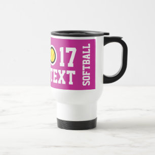 Caneca térmica personalizável para fãs de equipes 