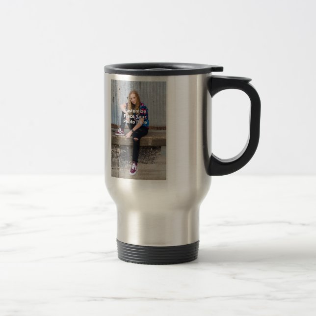Caneca Térmica Personalize com sua foto (Direita)