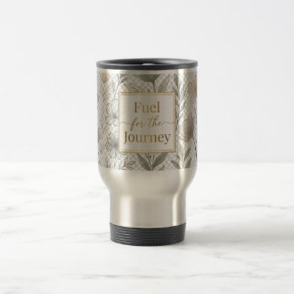 Caneca Térmica Personalized Floral Thermal Mug Travel Tumbler 