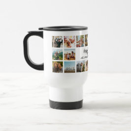 Caneca Térmica Personalized Happy Birthday Photo Collage