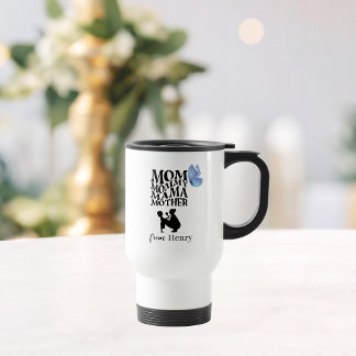 Caneca Térmica Personalized Mom Typography Travel Mug