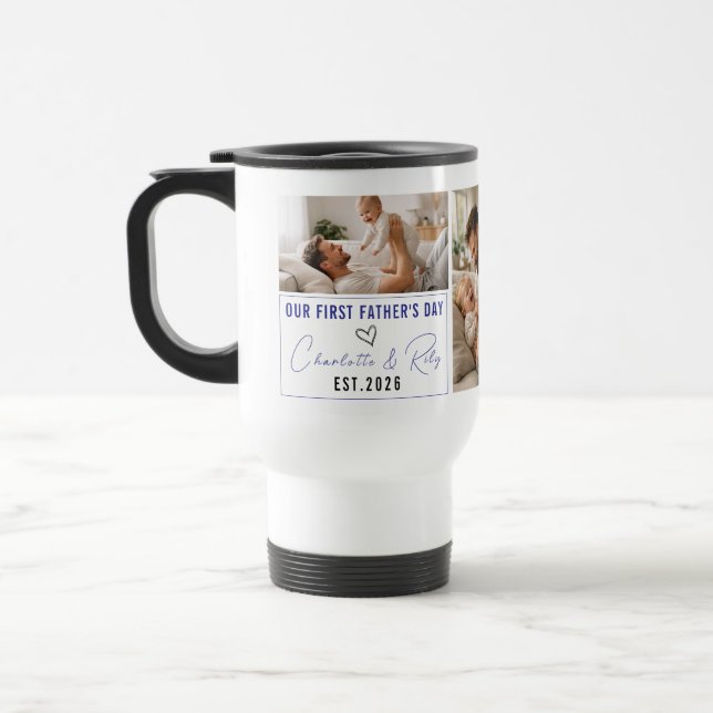 Caneca Térmica Personalized Photo Mug – Our First Father’s Day (Esquerda)