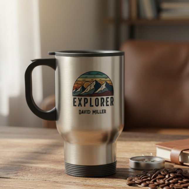 Caneca Térmica Personalized Thermal Travel Mug | Explorer Mug  (Criador carregado)