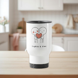 Caneca Térmica Personalized Valentine’s Couple Matching 