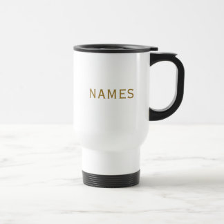 Caneca Térmica Personalized With Last Name or Nickname on Them